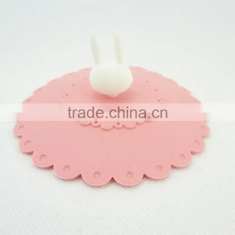 Cute Rabbit Anti-dust Airtight Seal Silicone Drink Cup cover