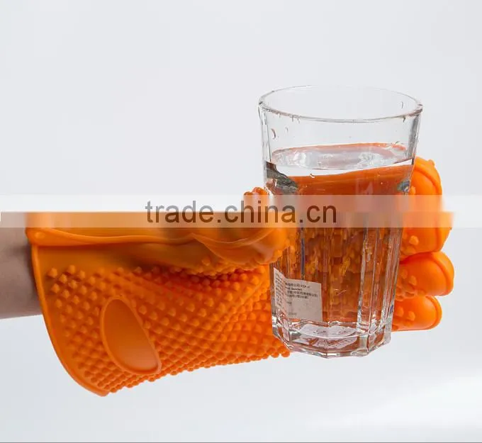 Silicone Cooking Gloves, Heat Resistant, Non-Slip Safe Utensils Handling, Cooking & Baking, Oven Mitt for Grilling, BBQ gloves