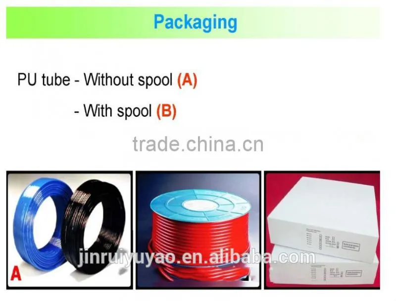 PU Hose Reel High-Strength Polyester Fiber High Recovery 3/4''(19mm*15mm) Blue Used For Industry