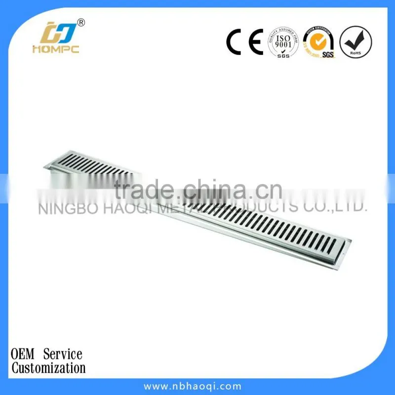 bathroom accessories manufacturer long floor drain shower drain