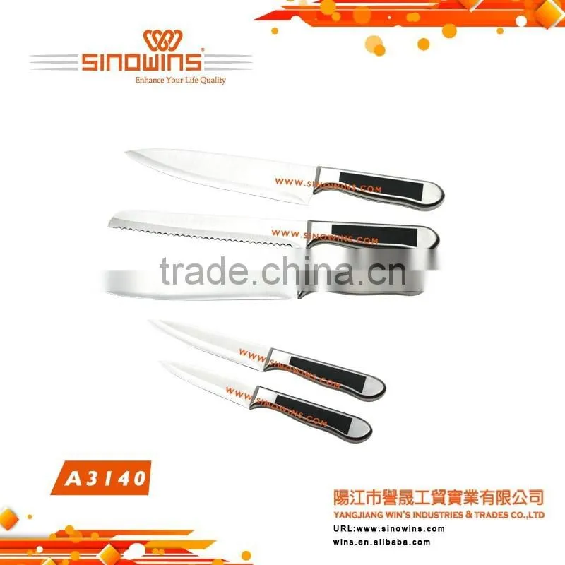 A3408 Excellent Style Super Quality Stainless Steel Kitchen Knife Set with Soft Handle
