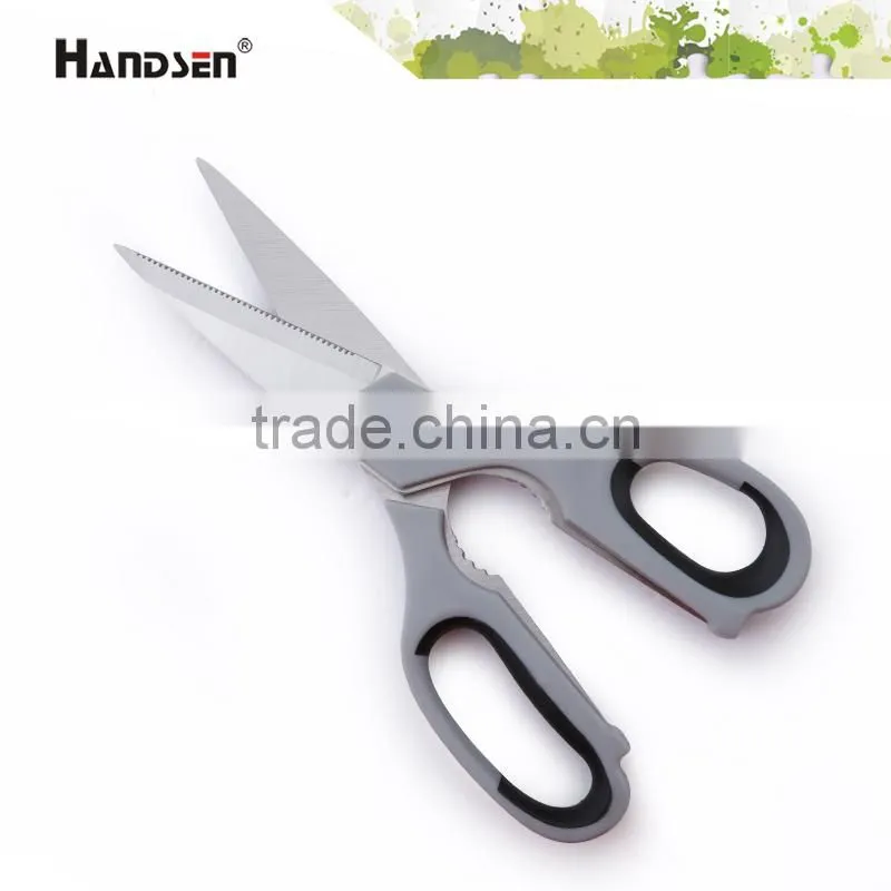8-1/2" TT/TPR soft grip handle kitchen cooking scissors
