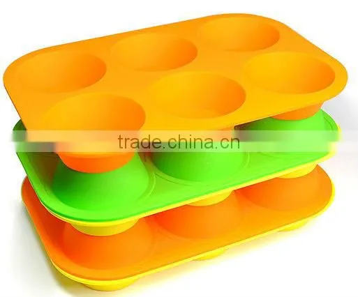 Non-stick bakeware silicone cupcake egg tart mold