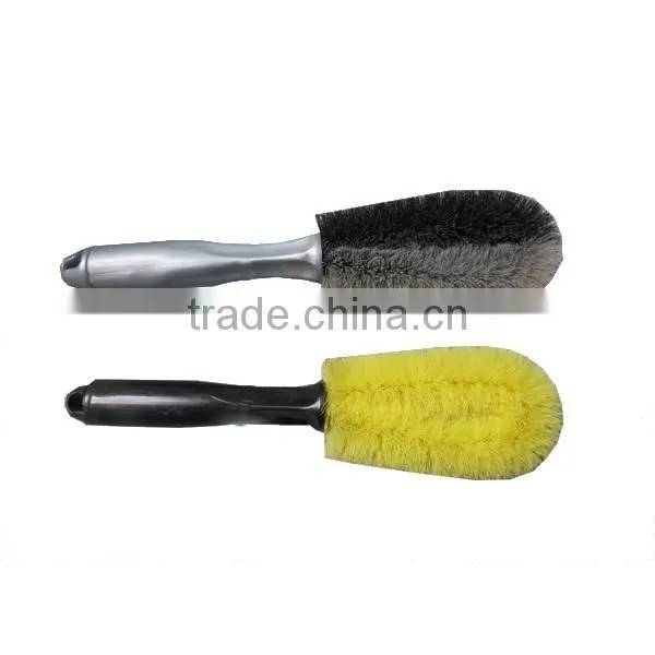 Soft bristle car alloy wheel cleaning bicycle rim brush