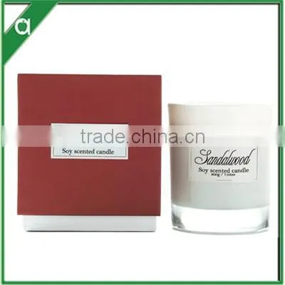 Scented Candles in Glass Jar with Customized Gift Box