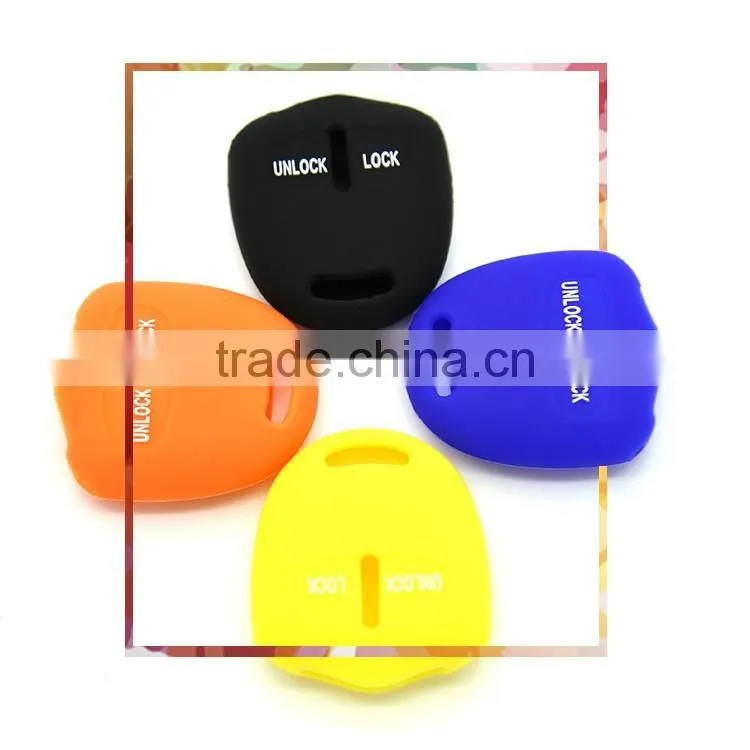nice colors custom design protective soft silicone remote key cover