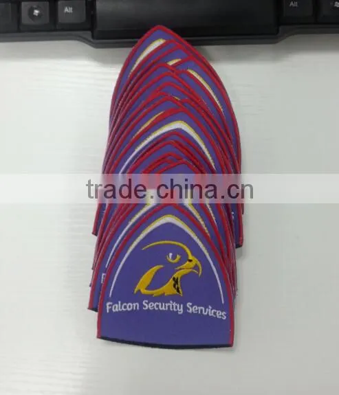 China factory custom embroidery letter patches woven label patch for cloth