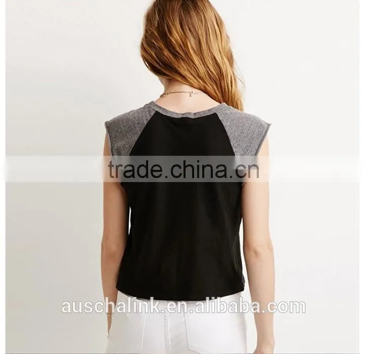 auschalink summer promotion lady sport dry fit custom t-shirt