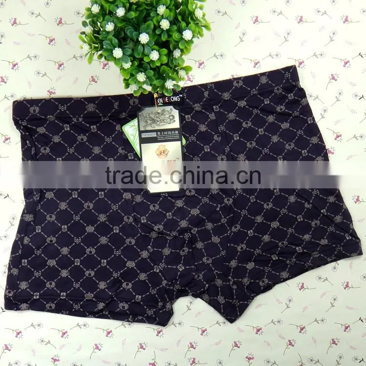 New hot wholesale men bamboo fiber underwear sexy boxer man underwear