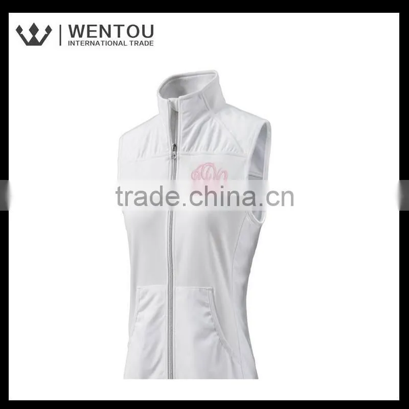 Wholesale custom women Preppy Monogram Vest