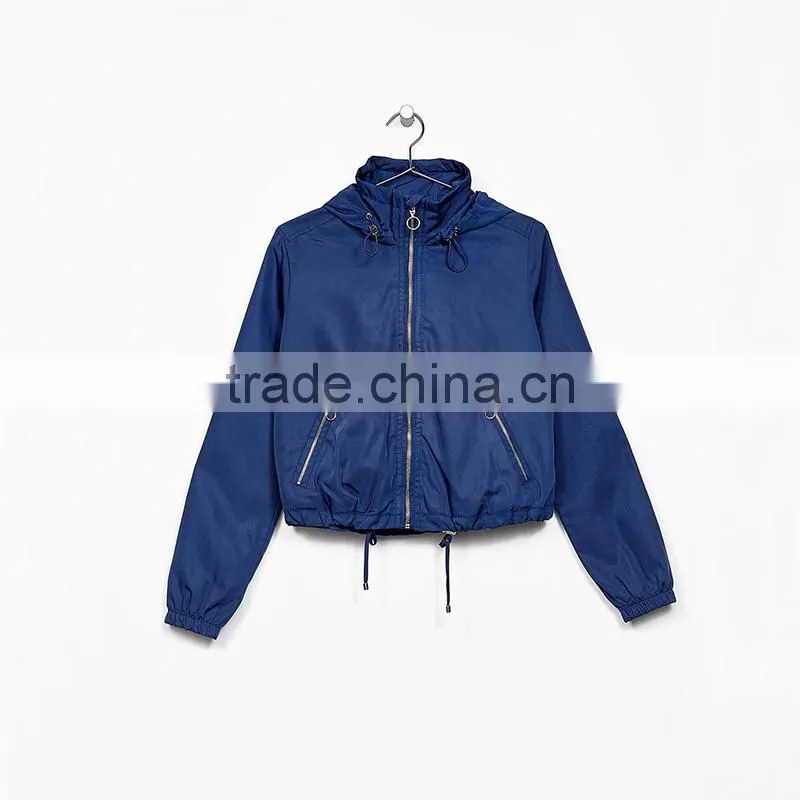 Top sale waterproof nylon jacket with hood breathable womens coats