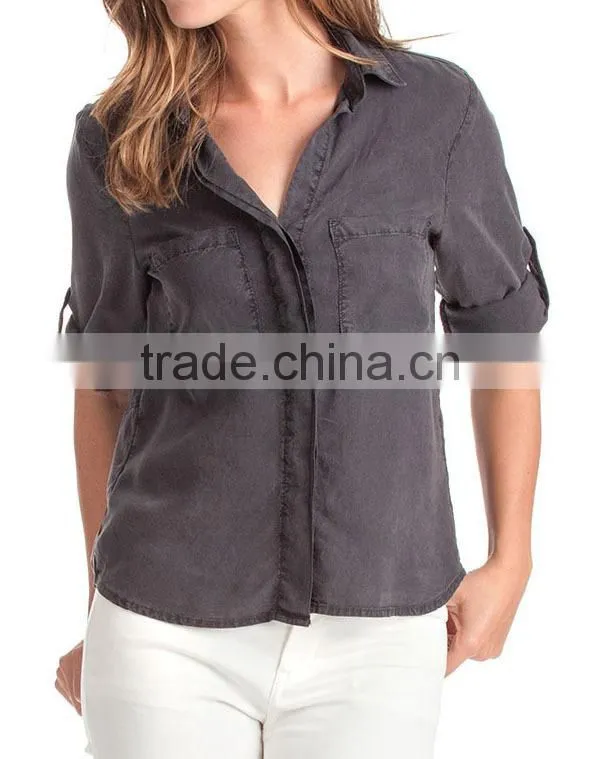 2015 Women Gender and Adult Age Group Ladies Shirt girls' fashion apparel office wear for women