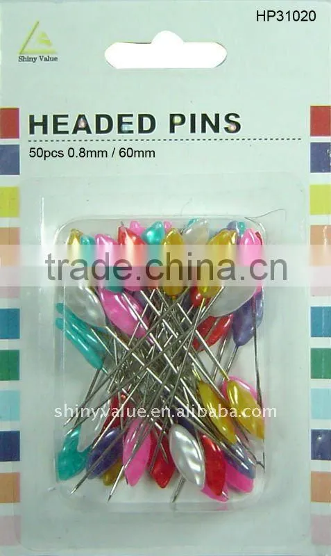 Useful plastic Colorful Headed safety pins from Manufacturer for baby
