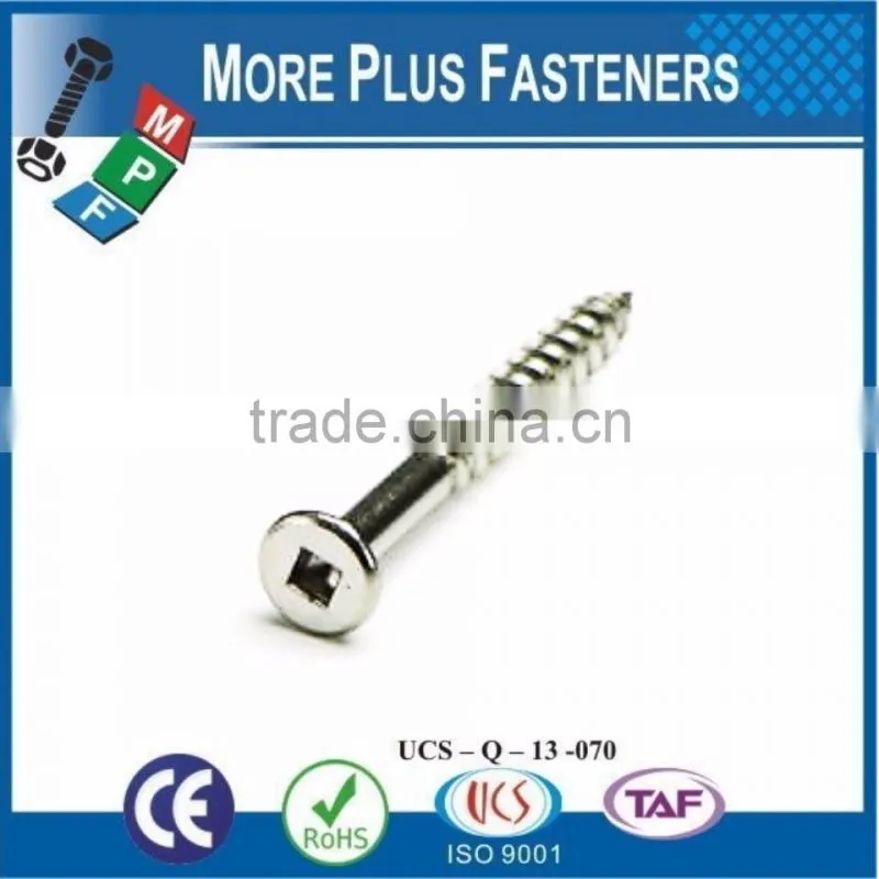 Made in Taiwan Bronze Plated Stainless Steel Zinc Finish Decking Screw