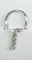 Metal silver exclamation hook Key Chain