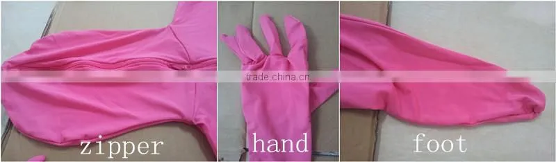 wholesale adult and kids lycra spandex christmas santa zentai suit
