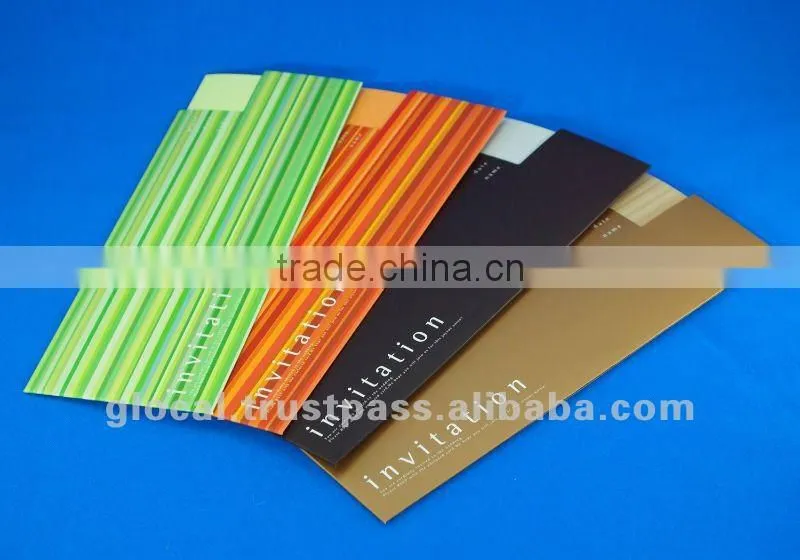 Japan Wedding Invitation Card 'NATURE ORANGE' STOCKLOT