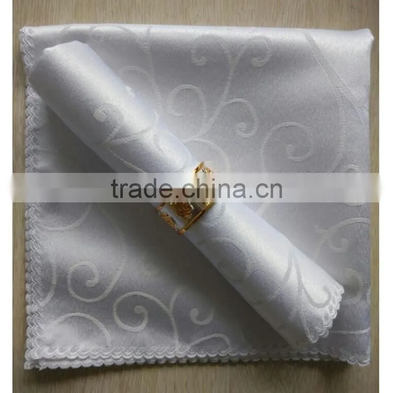 Light color folding design jacquard table napkin