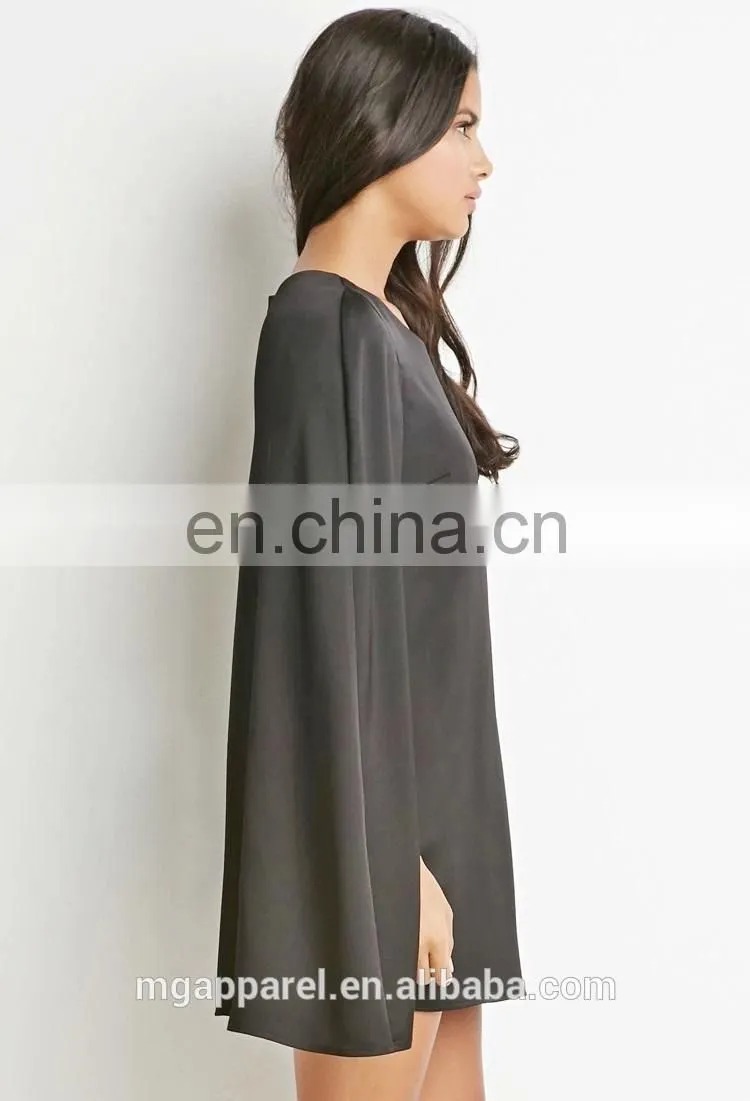 ladies smart casual dress layered back sexy sheath mini dress with a layered keyhole back