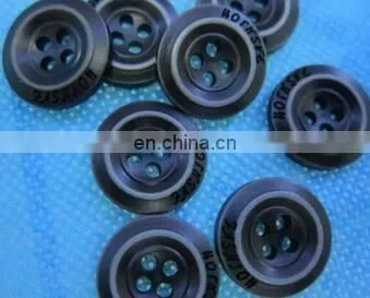 CLASSIC BLACK CLOTH BUTTON HOT SALES 15.5MM BAG BUTTON FASHION WORDS PRINTED BUTTON