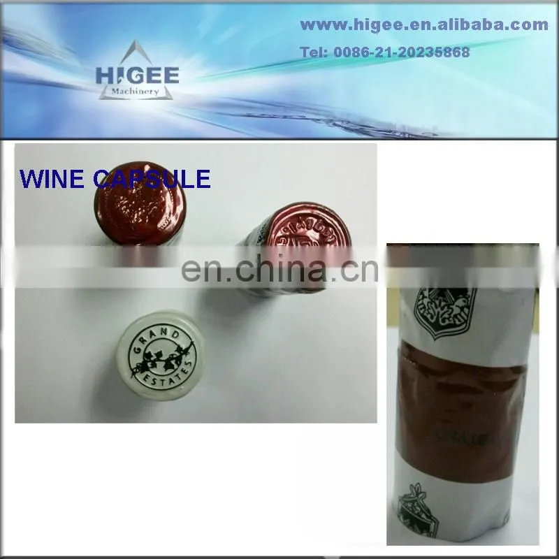 PVC heat shrinkable film Wine capsule,Anti Slip Embossed PVC Film Capsule.pvc caps