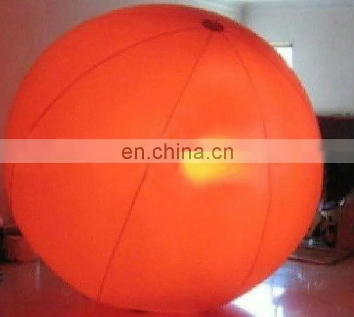 2013 Hot-Selling outdoor plastic advertising balloon with light