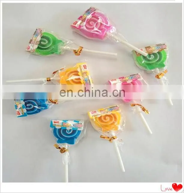 cute fancy promotional gift lollipop eraser