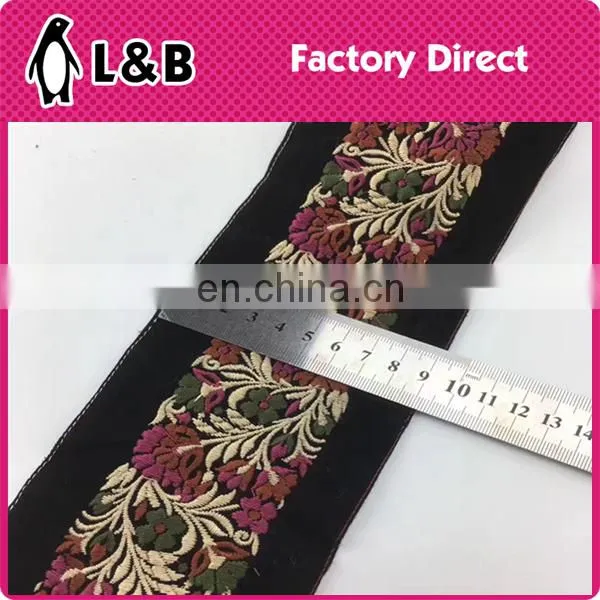 High quality new design popular folk style lace trimming