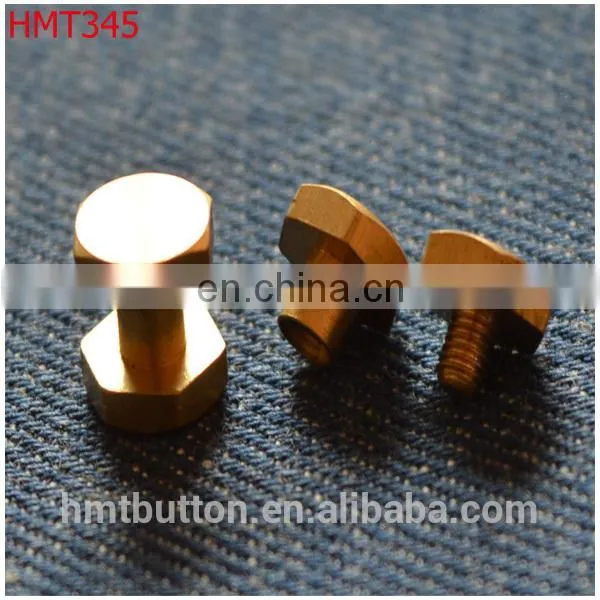 metal screw & stud for leather bag
