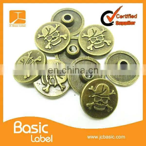 custom black jeans buttons