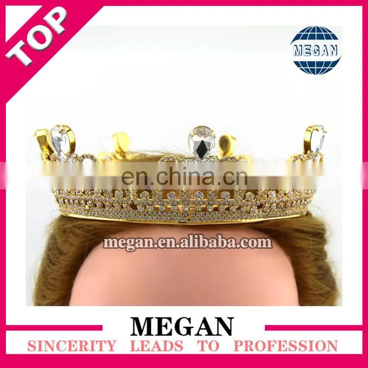 Princess rhinestone tiara beauty pageant crowns bride jewelry hair accessories tiara