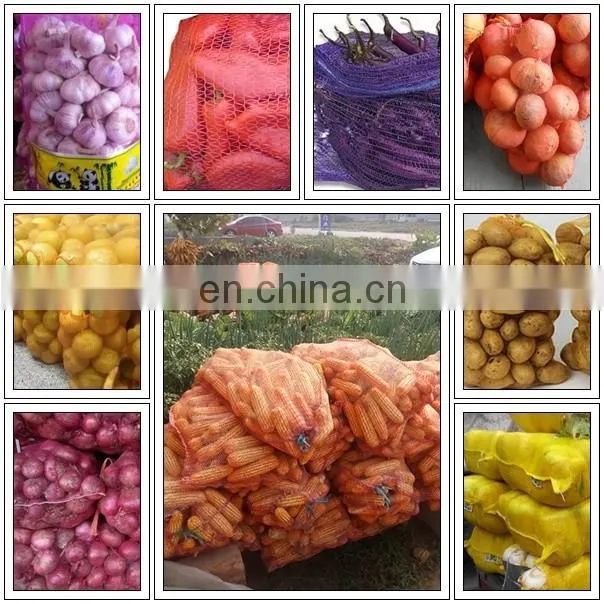 100% PE Raschel Net Mesh Bags for Onions Potatoes