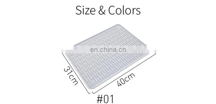 China factory wholesale kitchen placemat Insulation table dinner mat dish drying pvc table mat