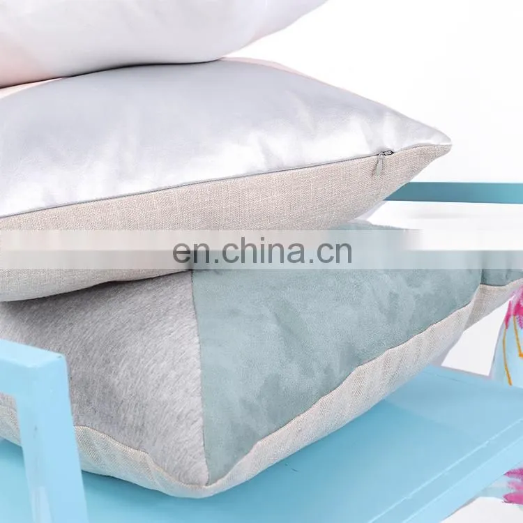 PU Patchwork Soft Geometric Print Decorative Square Throw Pillow/Cushion for sofa living room