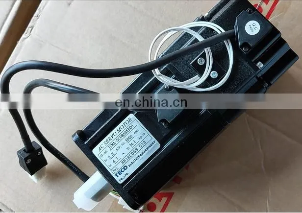 Teco 750w AC Servo Motor JSMA-SC08ABKB00+JSDEP 20A With Brake