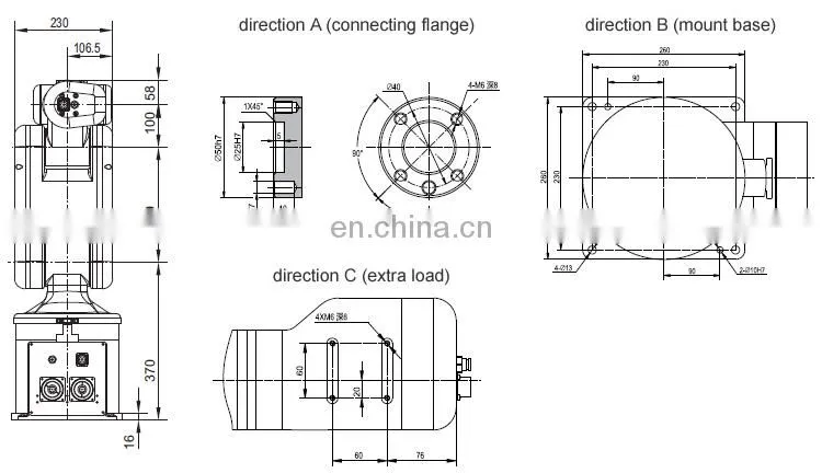 HONGJUN China sale Automatic cnc industrial robot