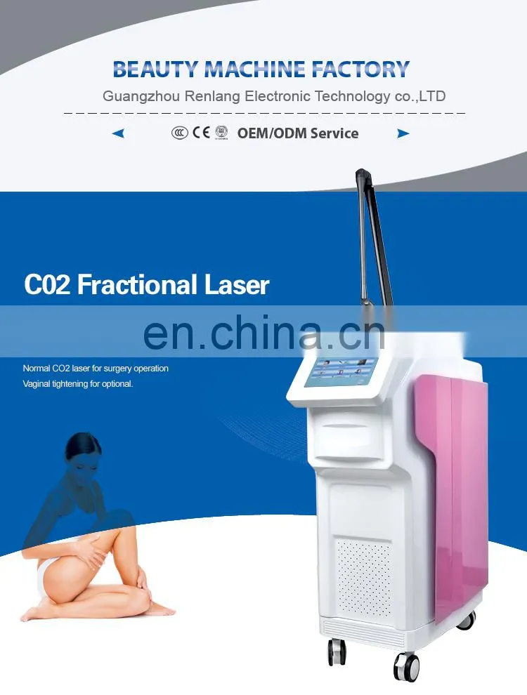 Renlang 4D fractional co2 laser machine for skin rejuvenation Scar removal vaginal tightening