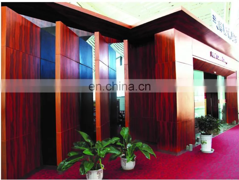 Interior Aluminum Alucobond Cladding Panel Facade Building Exterior Cladding For Tea House