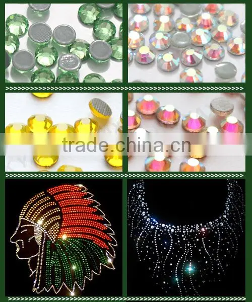 0724C Factory Price China Swainstone Flat Back Lead Free Non Hot Fix Crystal Glass Nail Art Rhinestone