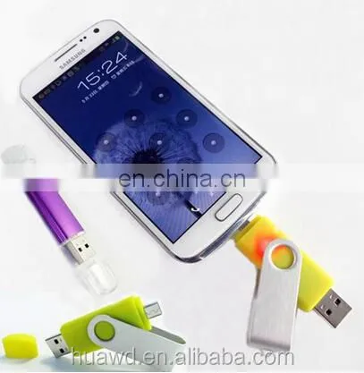 Cheap Colourful Promotion Gift OTG USB 2.0 Swivel USB Flash Drive USB flash drive