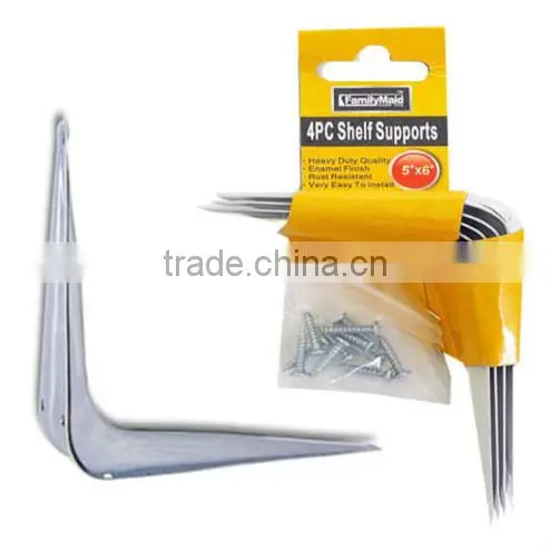 L-stand shelf bracket with power coated