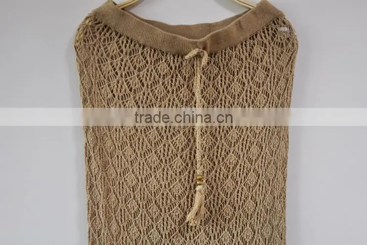 Fashion Show 100% Cotton Lady Dress European Knitted Lady Skirt
