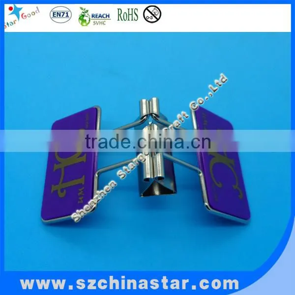 Beautiful shapes paper clip in square shape tin box