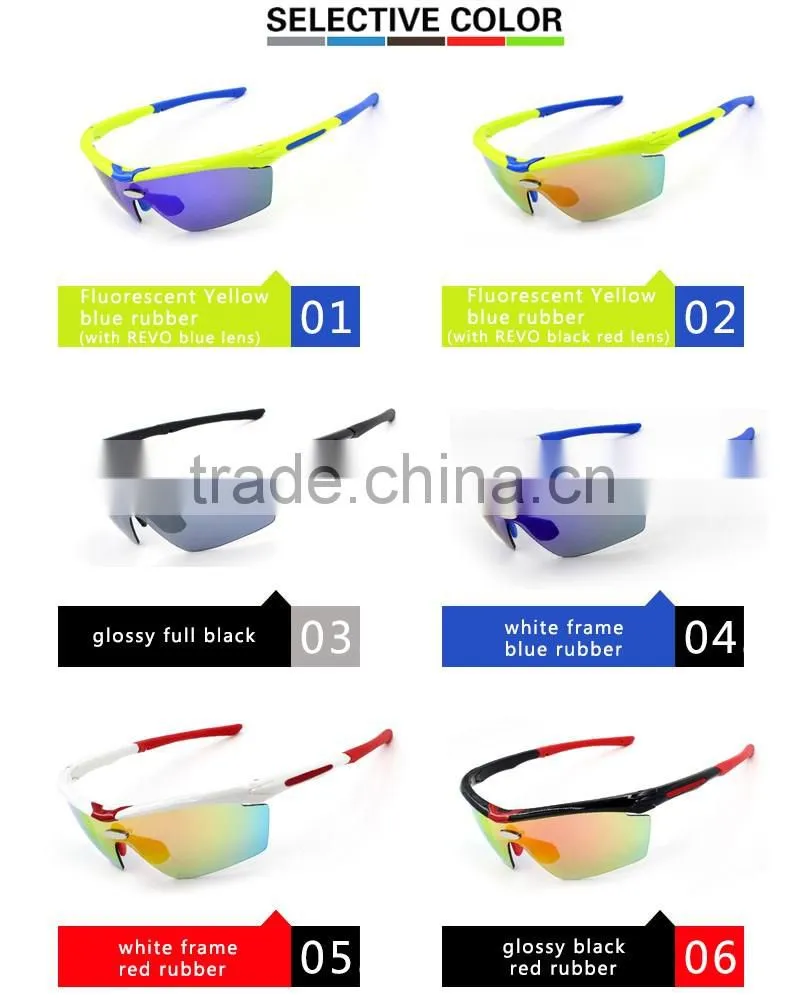 Stylish newest lightweight sporty smoke biking glasses