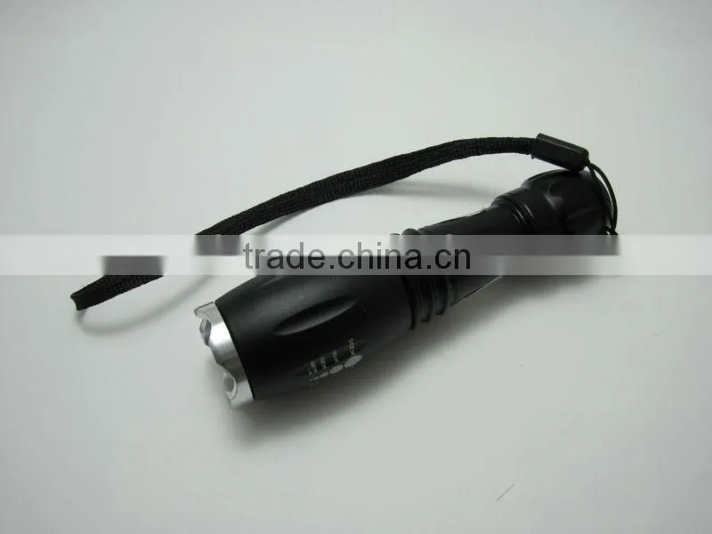power light mini led torch adjustable focus led flashlight