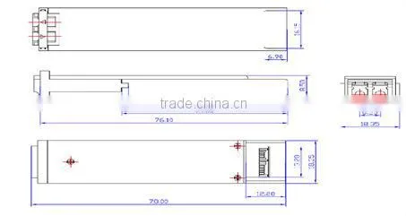 10G XFP SR 850nm Multi-rate XFP Optical Transceivers
