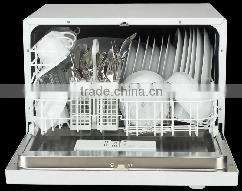 12 Sets free standing LCD screen display home use dish washing machine