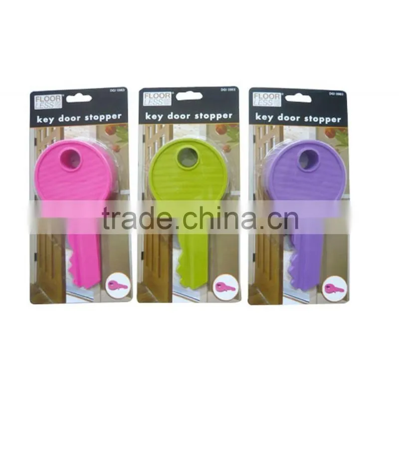 Wholesale High Quality Key Shaped Customed Silicone Door stops