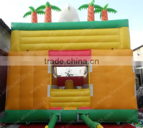 New Virgin forest slide inflatable slide cheap inflatables land bouncer