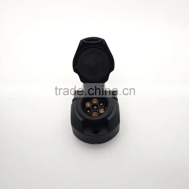 Custom factory Waterproof trailer plug Plstic 7 Pin Multi Pin Plug Adapter